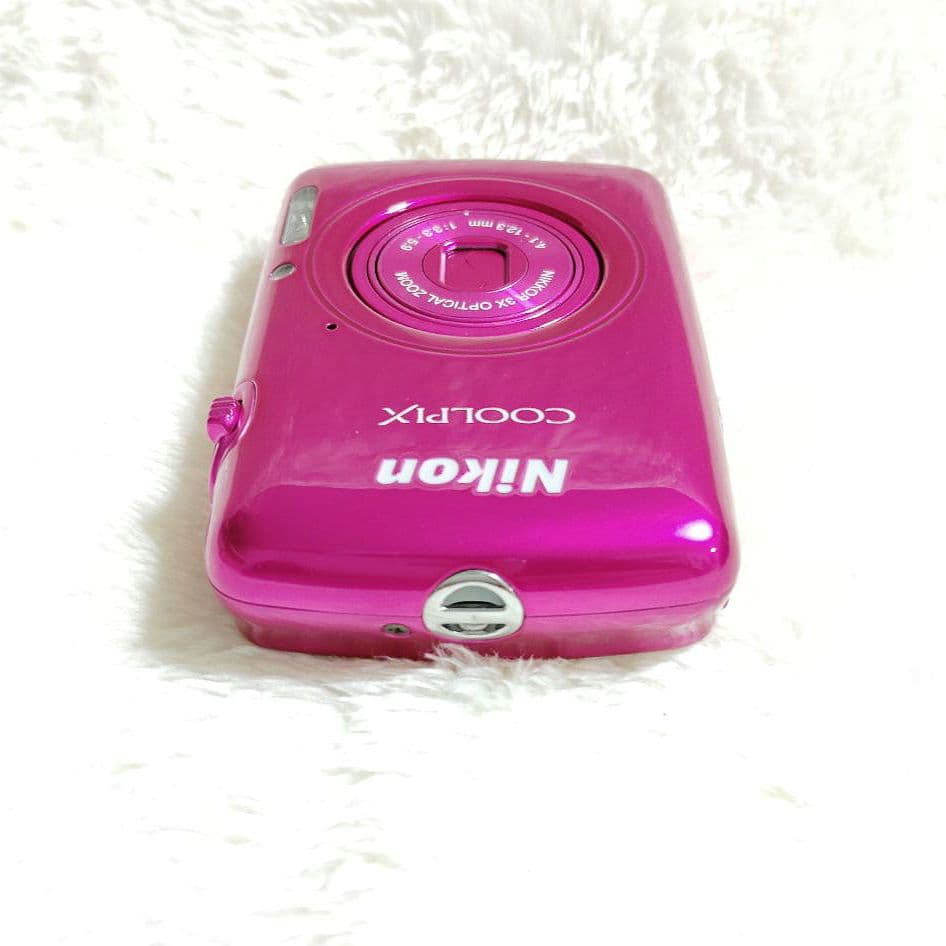 美品✨ Nikon COOLPIX S01 ピンク 充電ケーブル ミニサイズ