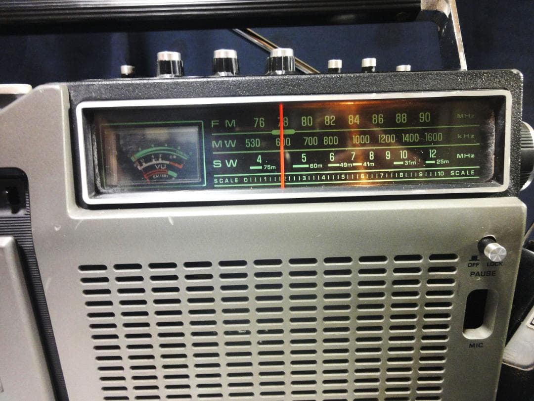 ♪昭和銘機 整備清掃済ラジカセ National MACff RQ-448