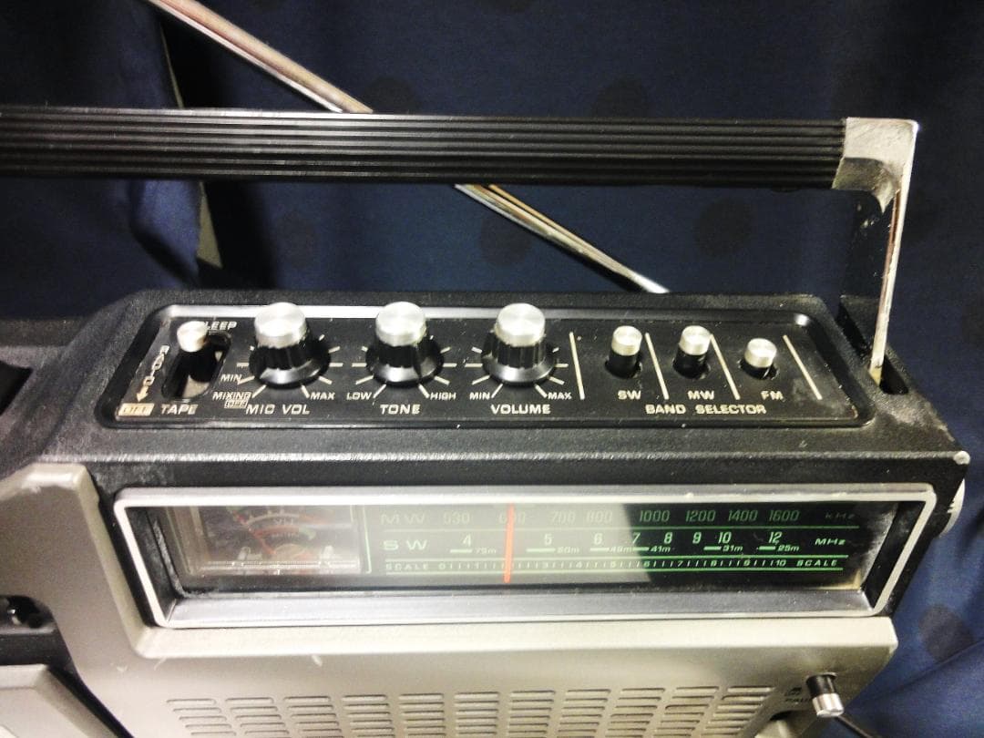 ♪昭和銘機 整備清掃済ラジカセ National MACff RQ-448