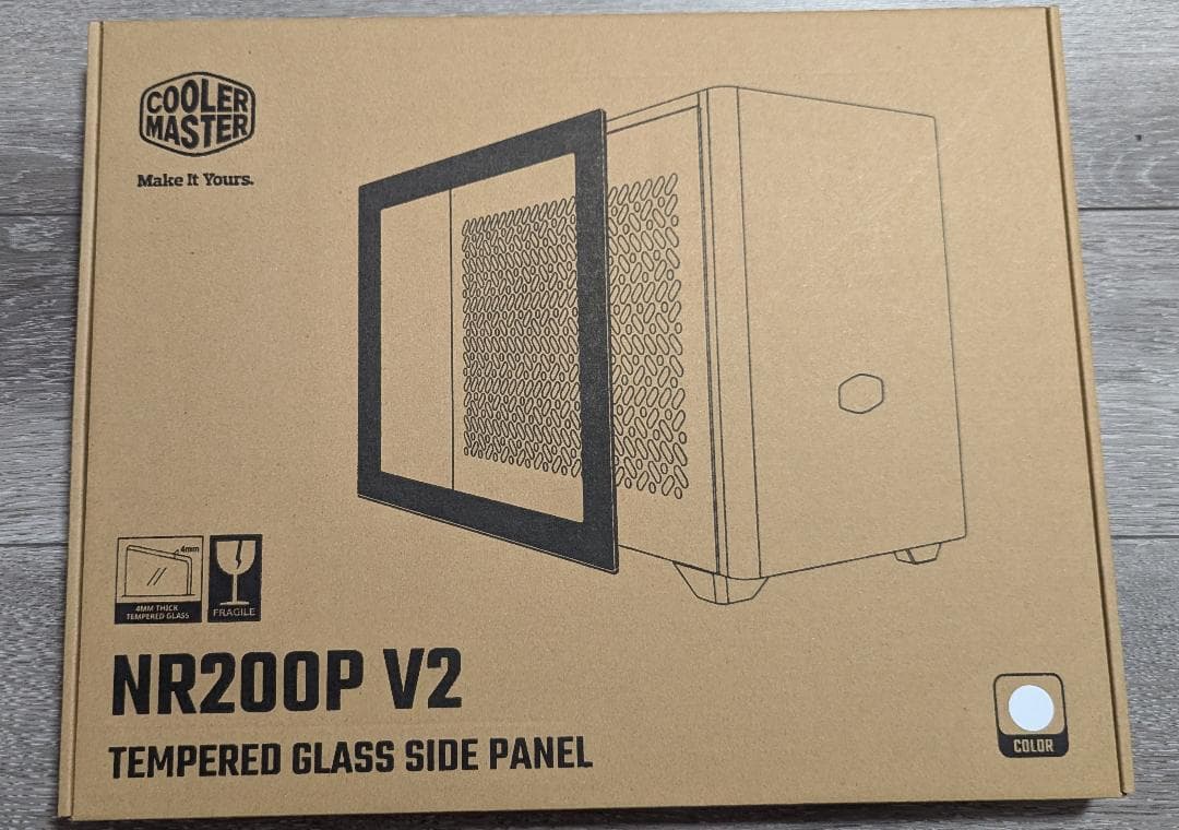 CoolerMaster MasterBox NR200P V2 小型PCケース