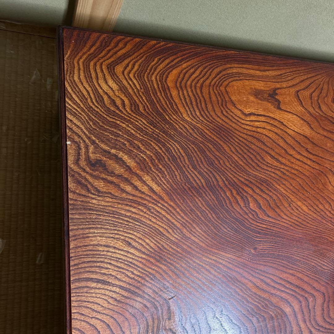 天然木 一枚板 座卓 　欅けやき　ローテー ブル92×152cmサイズ