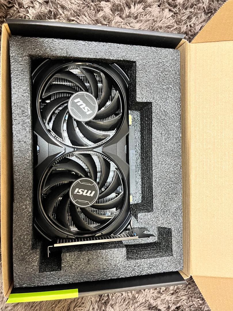 PC用ファン・クーラー MSI GeForce RTX 4060 Ti 8GB Ventus 2X