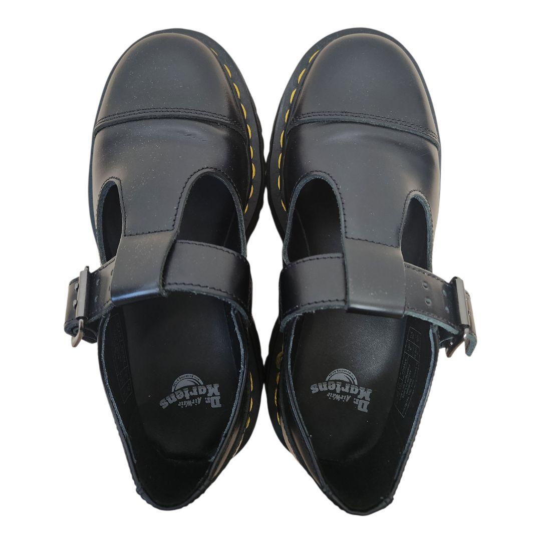 【u】ドクターマーチン べサン 厚底 ブラック UK3 箱あり 22㎝