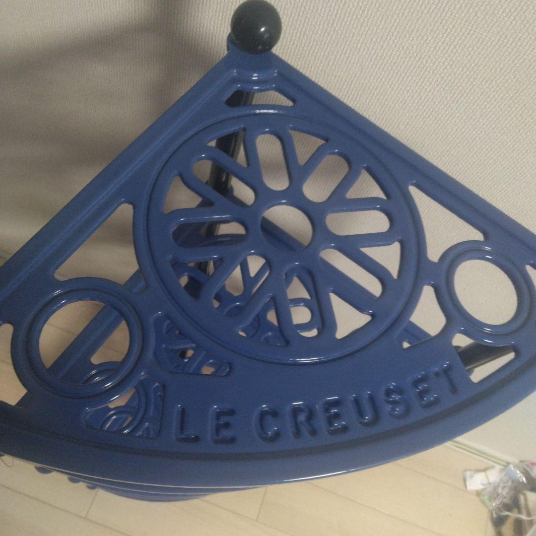 77000円の品　廃盤品　ル・クルーゼポットスタンド ブルー