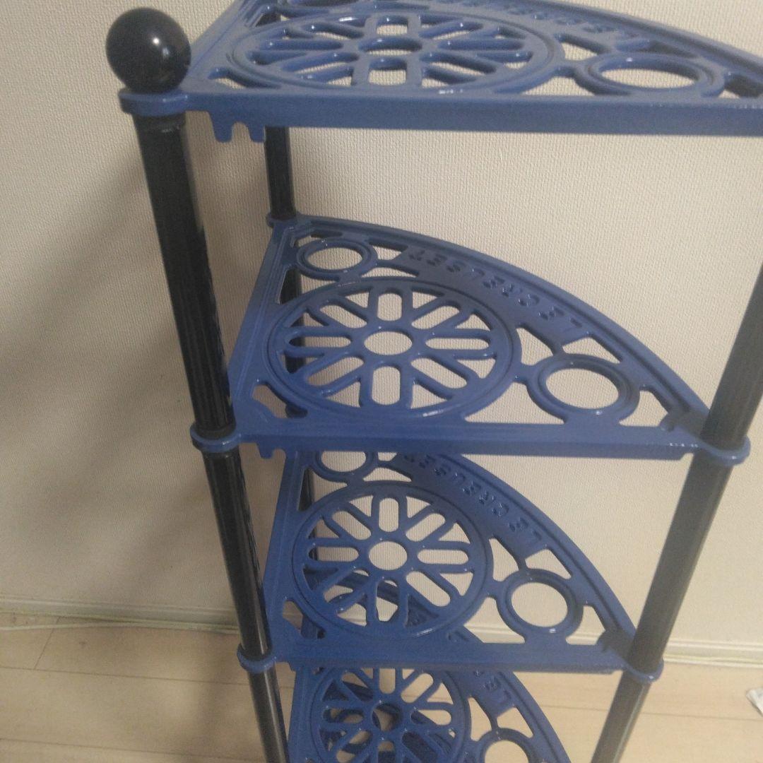 77000円の品　廃盤品　ル・クルーゼポットスタンド ブルー