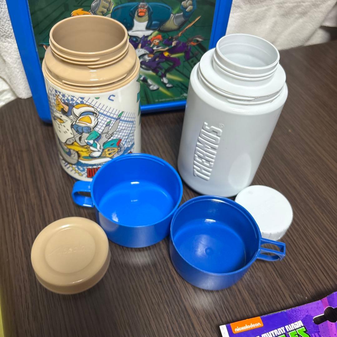 マイティ・ダックス　忍者タートルズ　ランチボックス水筒セット