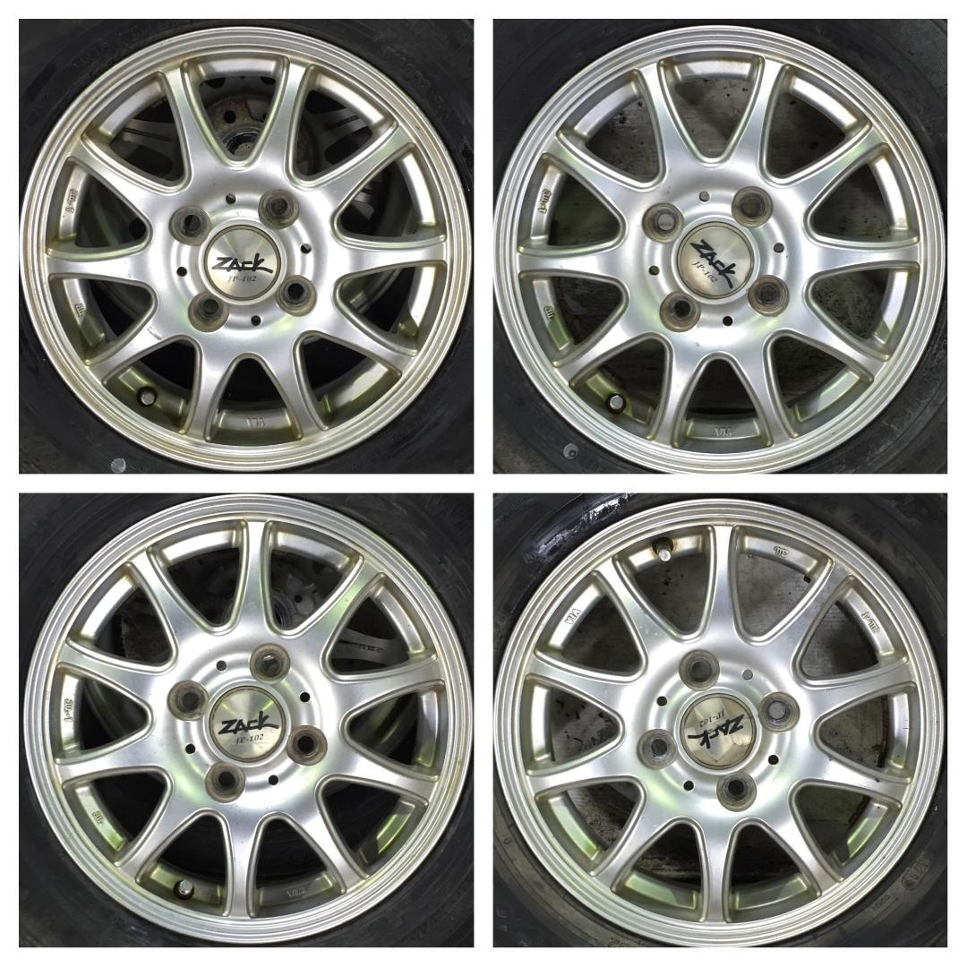 7 DUNLOP WM02 155/70R13 9分目 スタッドレス