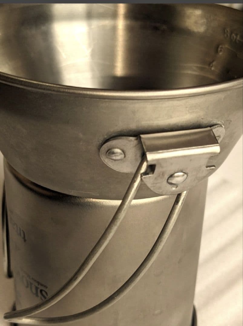 【３点】スノーピーク チタン ワッパー 、旧ロゴ シングルマグ 450、スクー