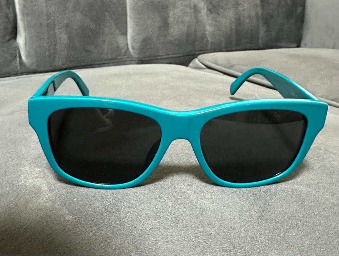 CELINE セリーヌ ロゴ サングラス ターコイズ 美品