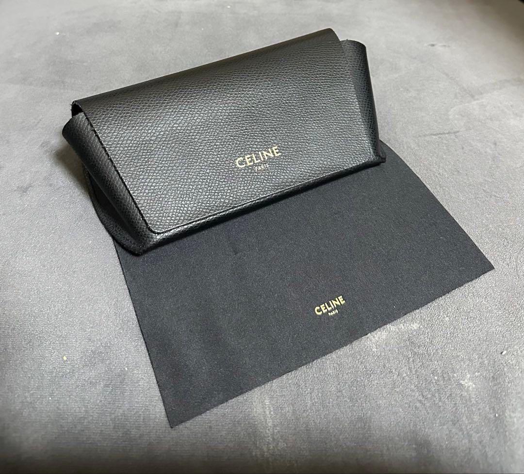 CELINE セリーヌ ロゴ サングラス ターコイズ 美品