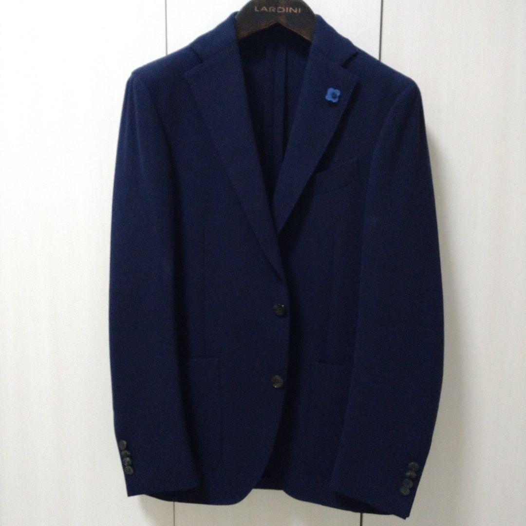 ペーターラルディーニ　ホップサックジャケット　SIZE44 ネイビー