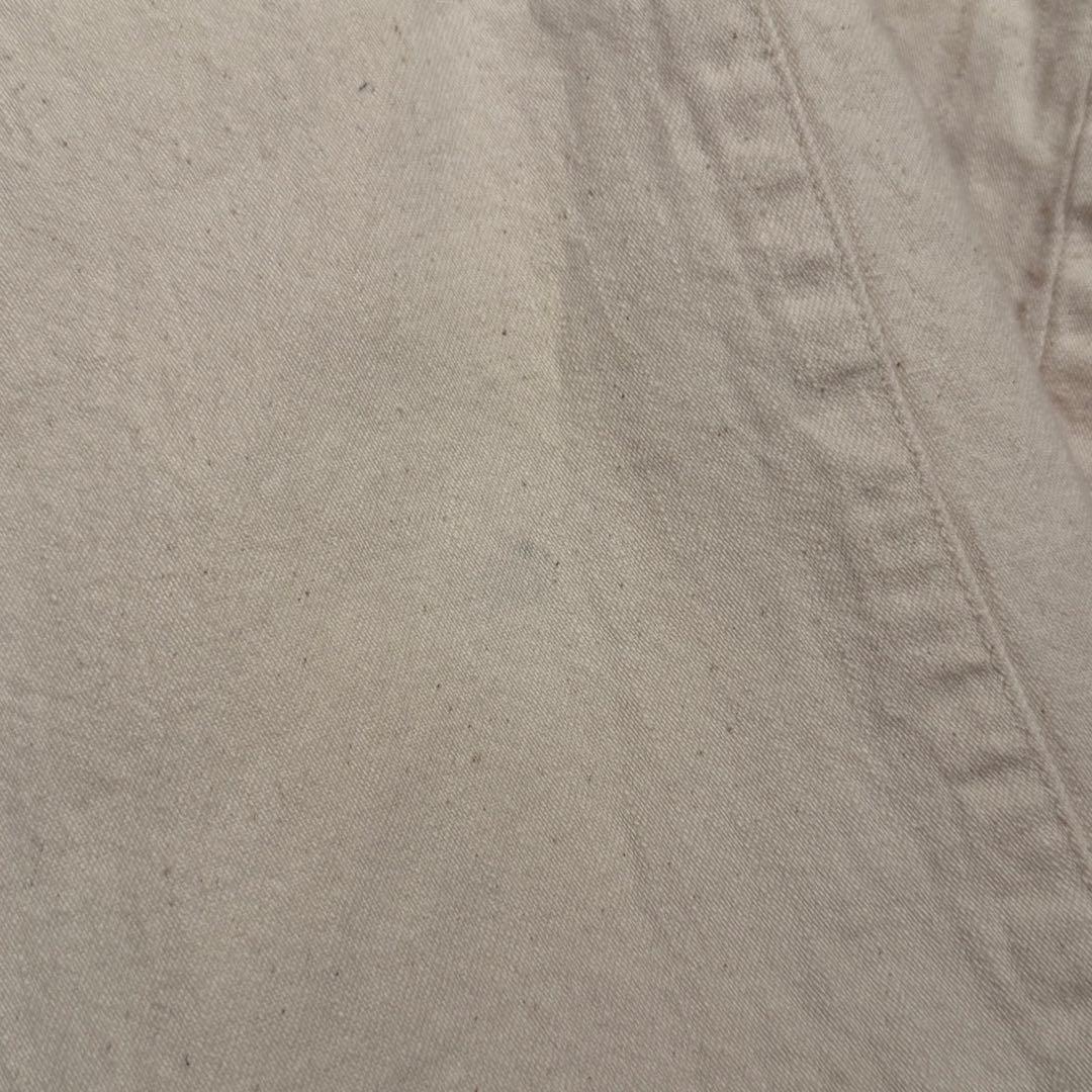 ⭐️希少⭐️キャルオーライン オーバーオール 立体裁断 生成り XL相当 クリーム