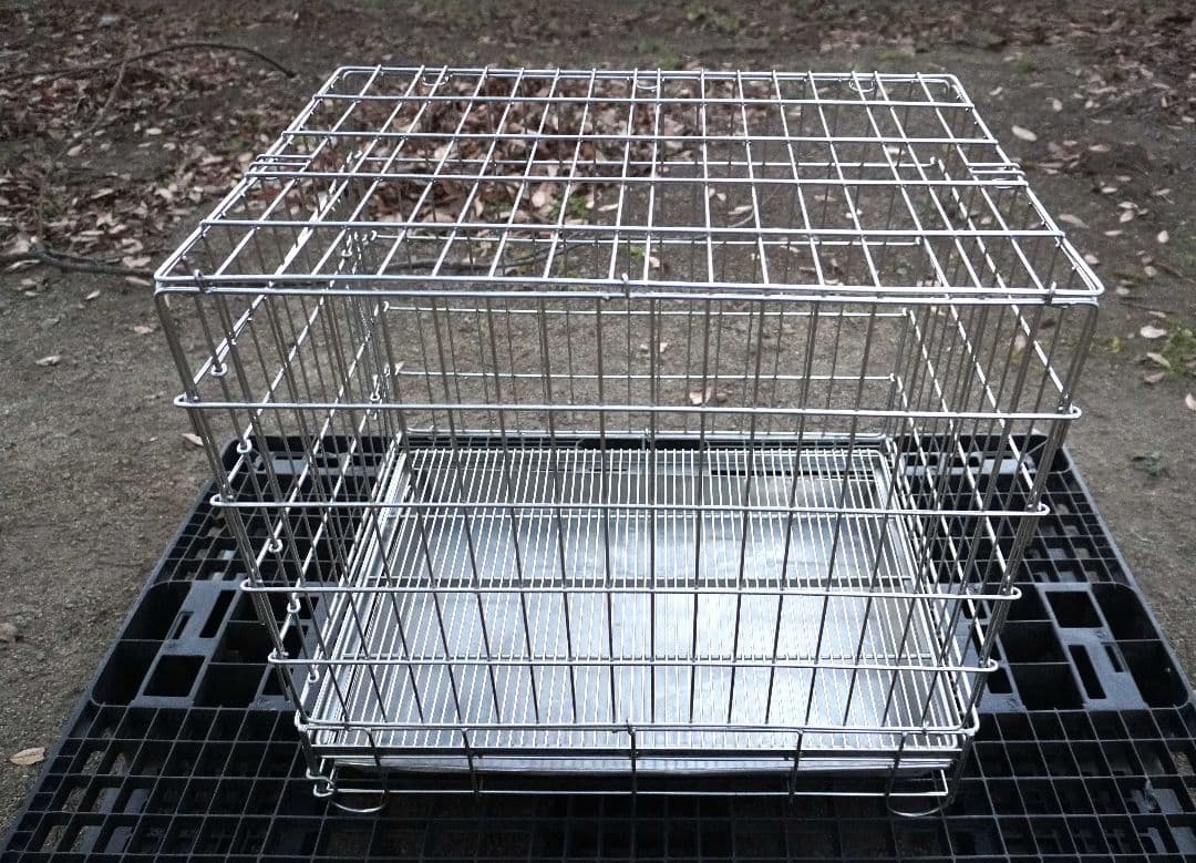 ハチコウ ステンレス折りたたみケージ Mサイズ