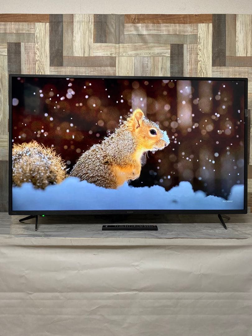 即日受渡❣️全国送料込昨年購入アイリスオーヤマ 50型4K液晶モニタースピーカー付