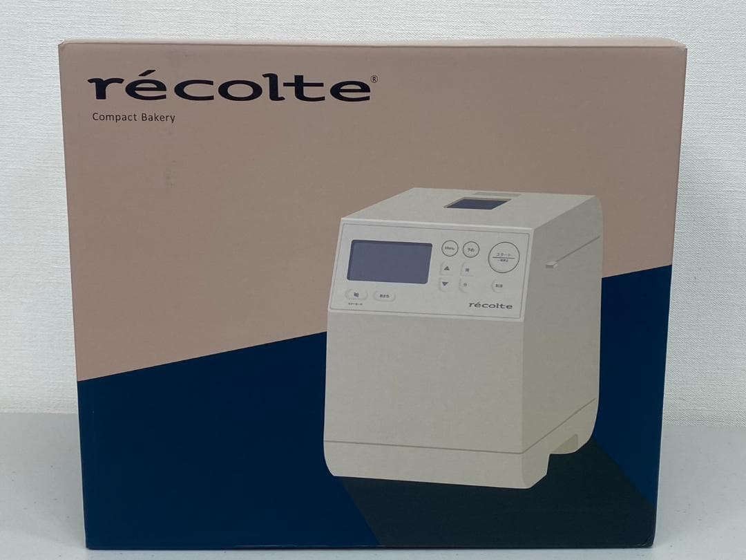 レコルト コンパクトベーカリー RBK-1(W) クリームホワイト パン作り