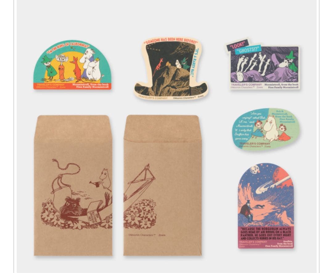 新品未使用品　トラベラーズノート 限定セット MOOMIN ムーミン一家