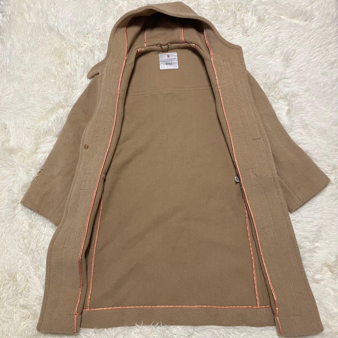 モンゴメリー ダッフルコート アウター ヘリンボーン キャメル 36