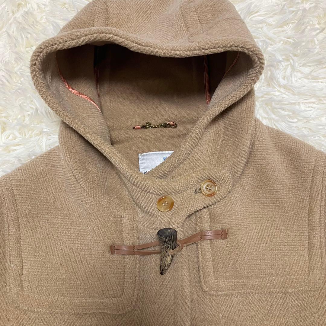 モンゴメリー ダッフルコート アウター ヘリンボーン キャメル 36