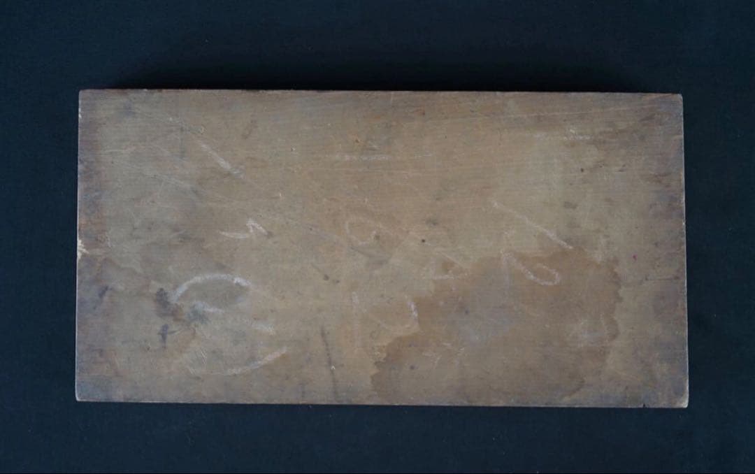 菓子型 特大型の鯛 タイ 35.9×16cm 和菓子 古道具 アンティーク 木彫