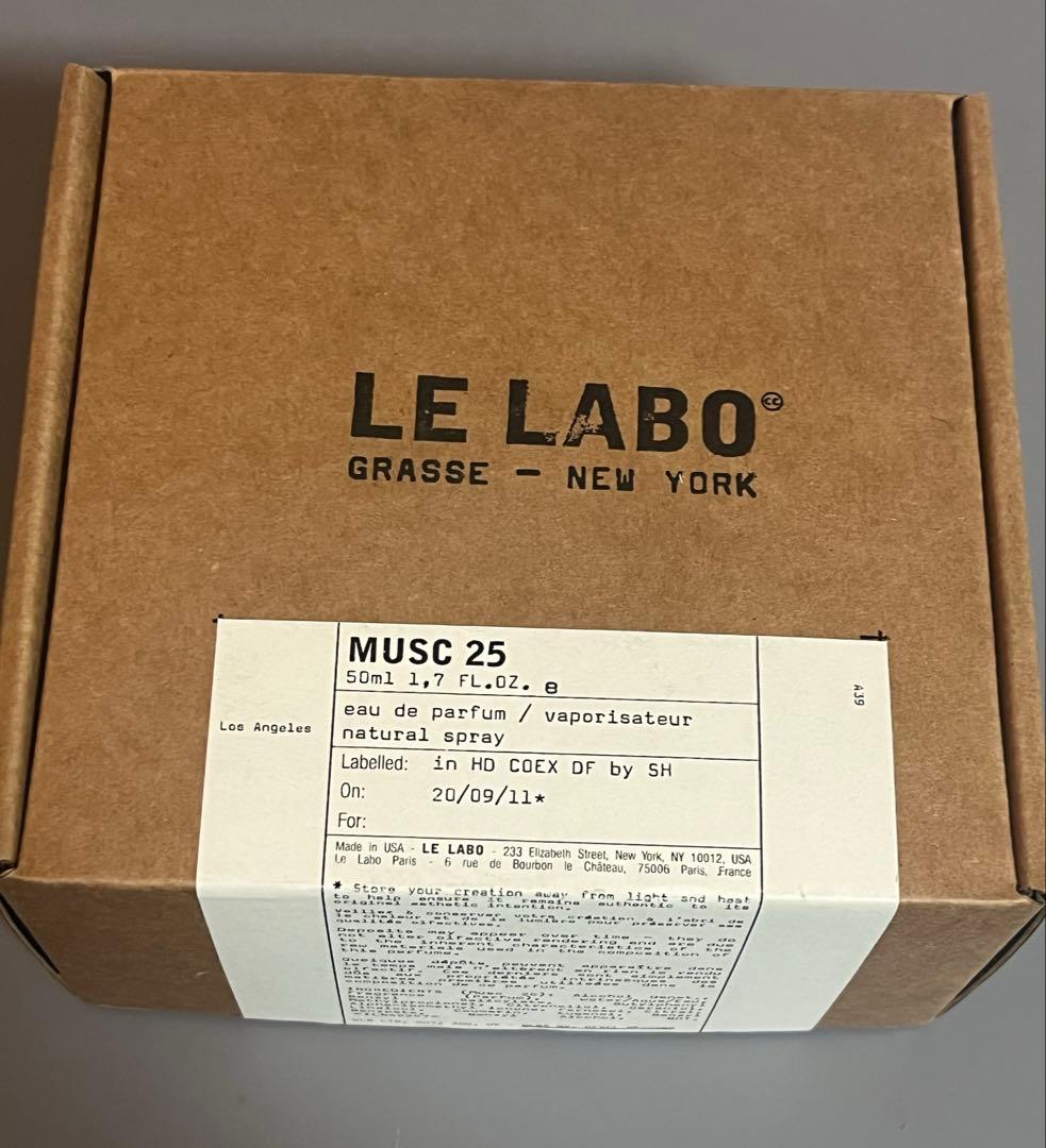 LELABO ルラボ ムスク 25 50ml シティエクスクルーシブ