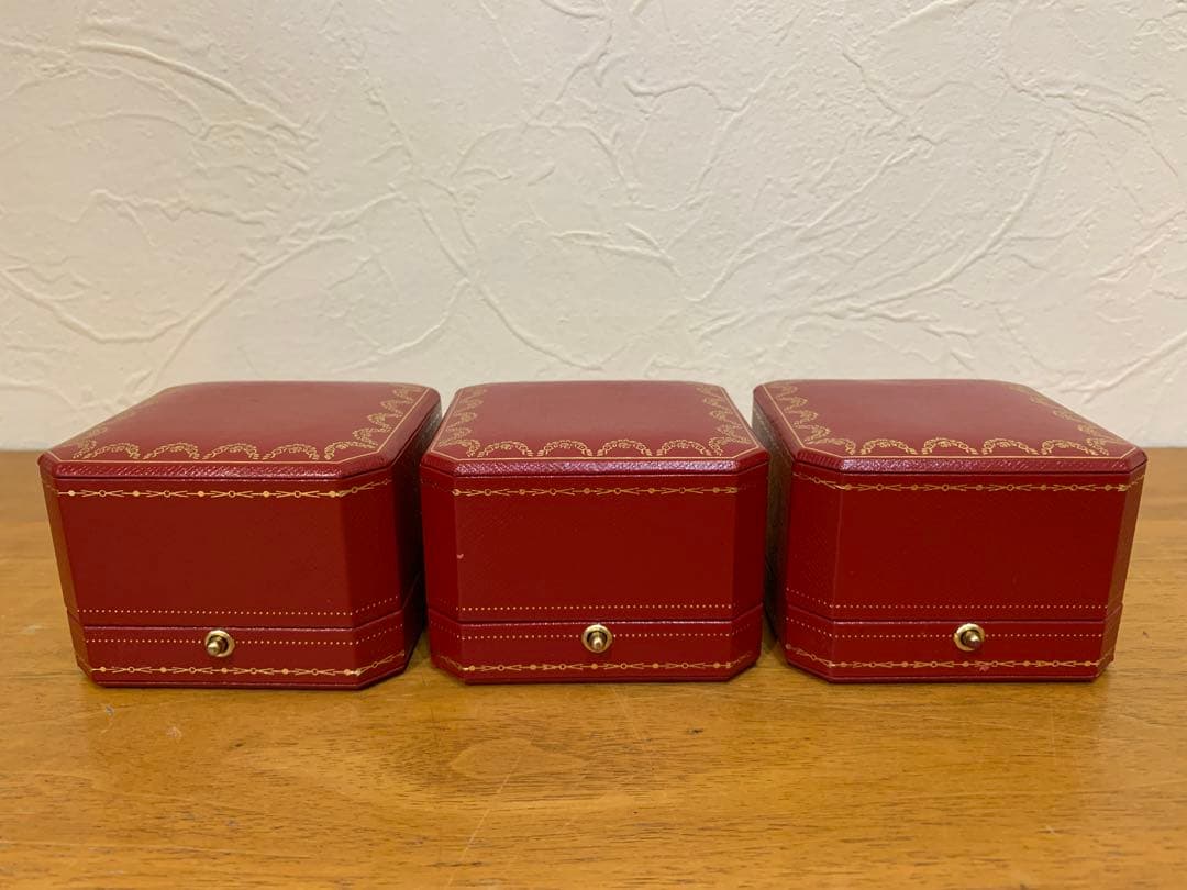 N0916-16★Cartier ジュエリーボックス 3個セット