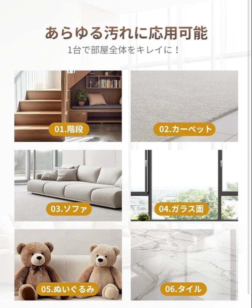 新品・未使用　SOLEMOOD カーペットクリーナー DY-506E