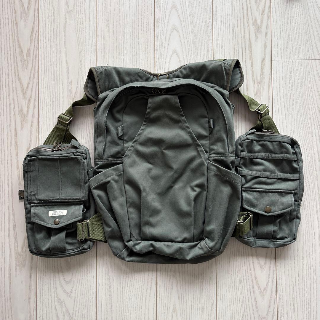 Foxfire フォックスファイヤー バーチカルタックルベスト オリーブ 渓流