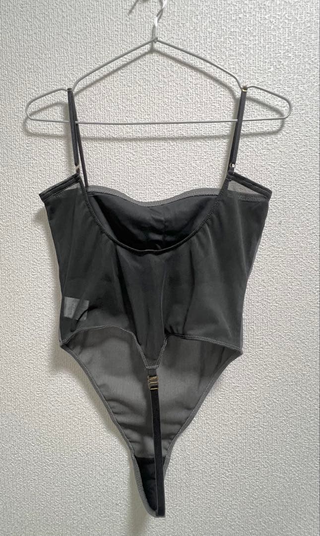 【希少・美品】IL FELINO グレー ボディスーツ