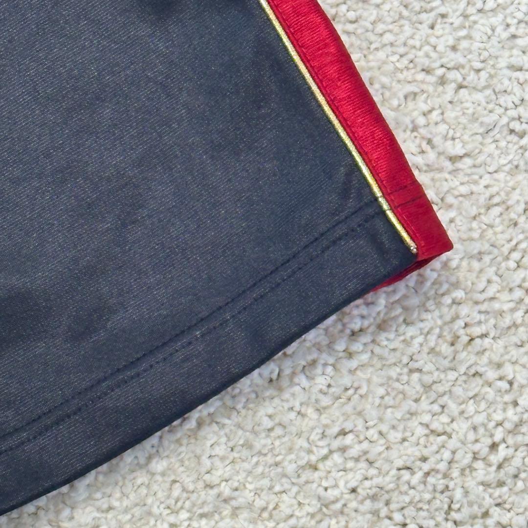 【魔裟斗モデル】Champion チャンピオン 刺繍 黒×赤 セットアップ L