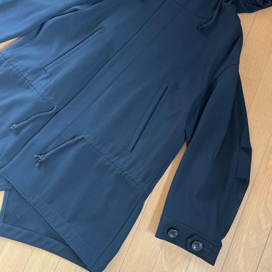 LIMI ヨウジヤマモト　ダブルジップコート　オーバーコート　フーディ