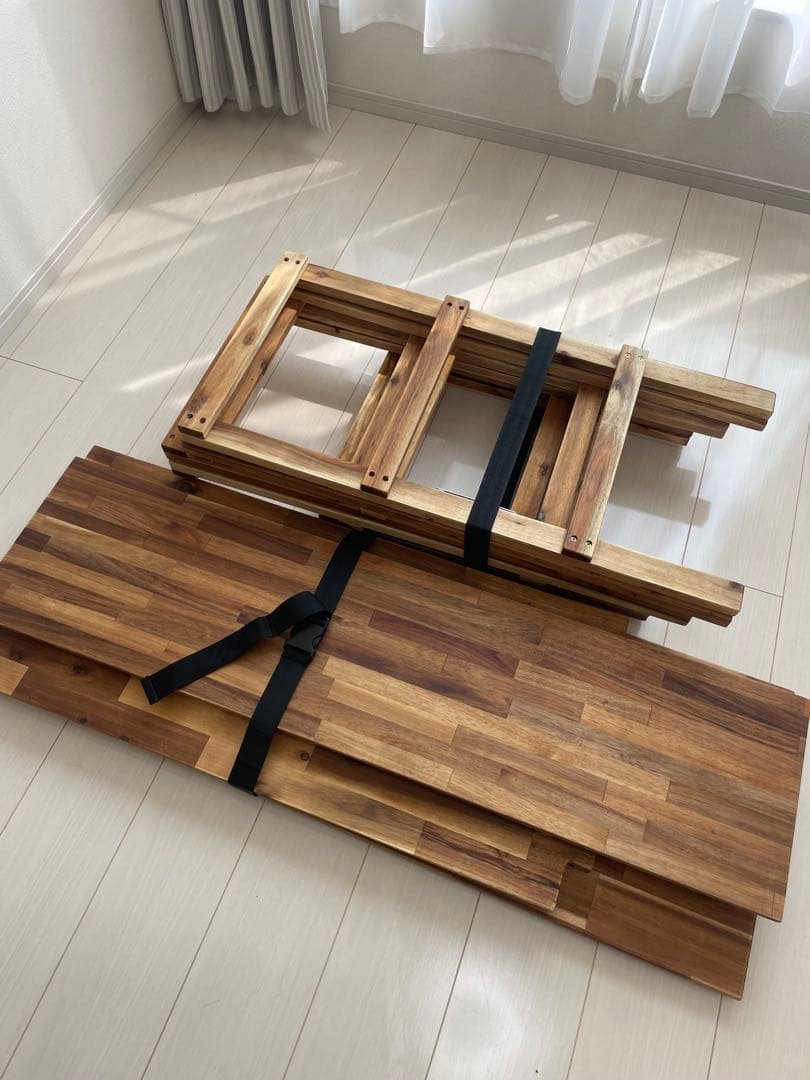 キッチンテーブル アカシアキッチンラック + オプションテーブル