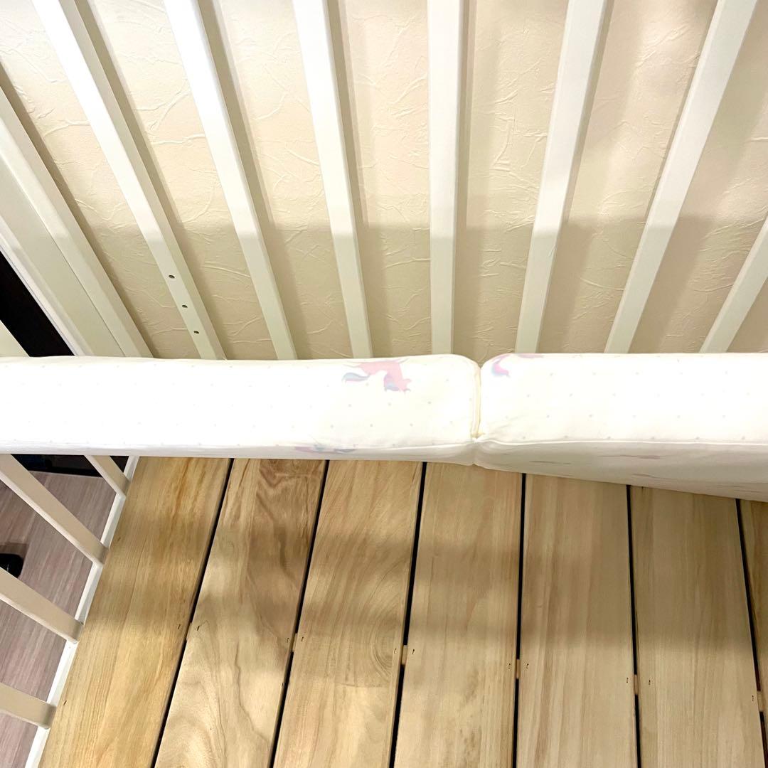 送料込★公式マットレス付き★カトージ ミニベビーベッド アーチ ホワイト