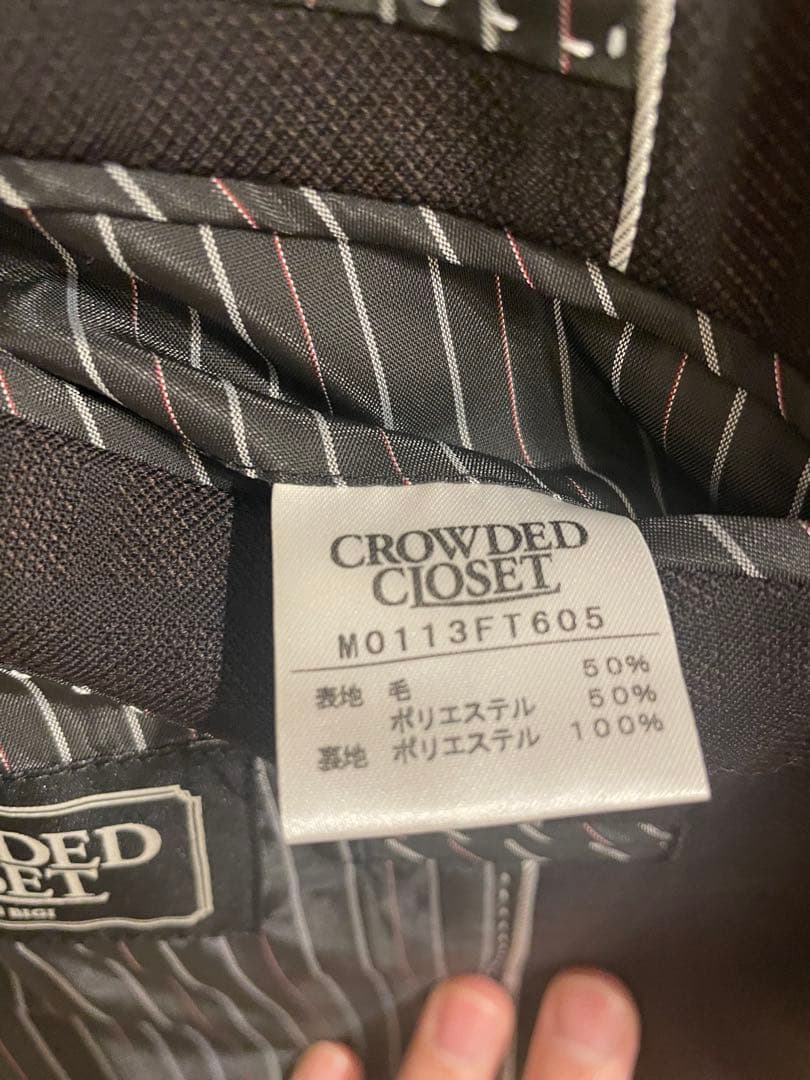 CROWDED CLOSET 新品　クラウデットクローゼット　スーツ