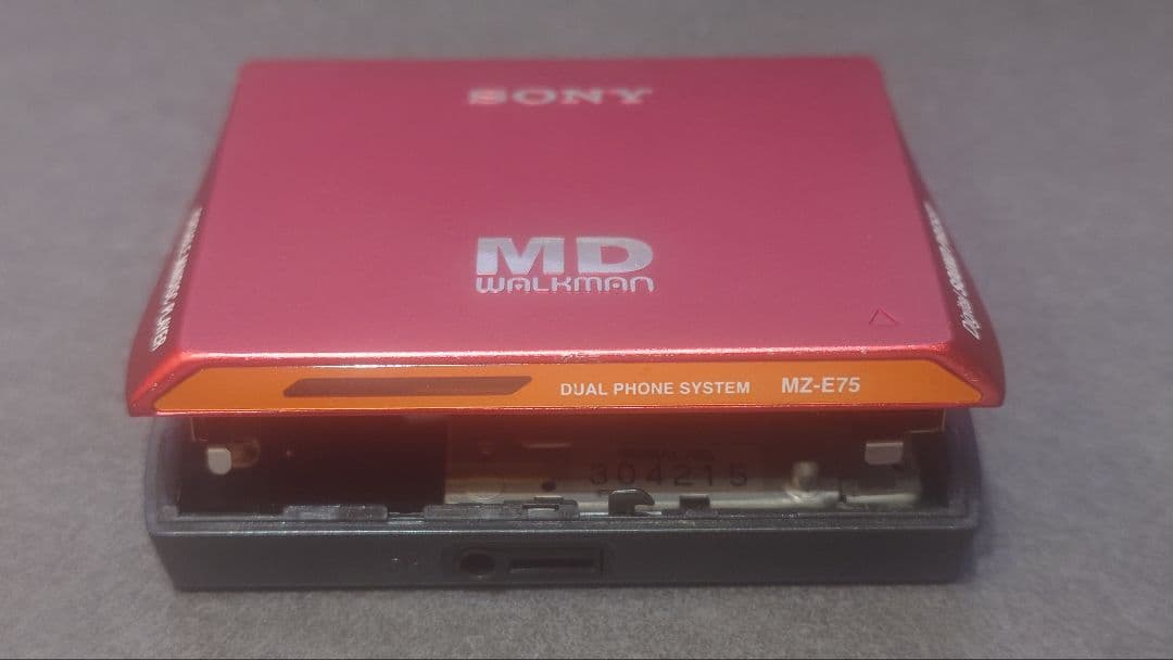 SONY MZ-E75 ポータブルMDプレーヤー