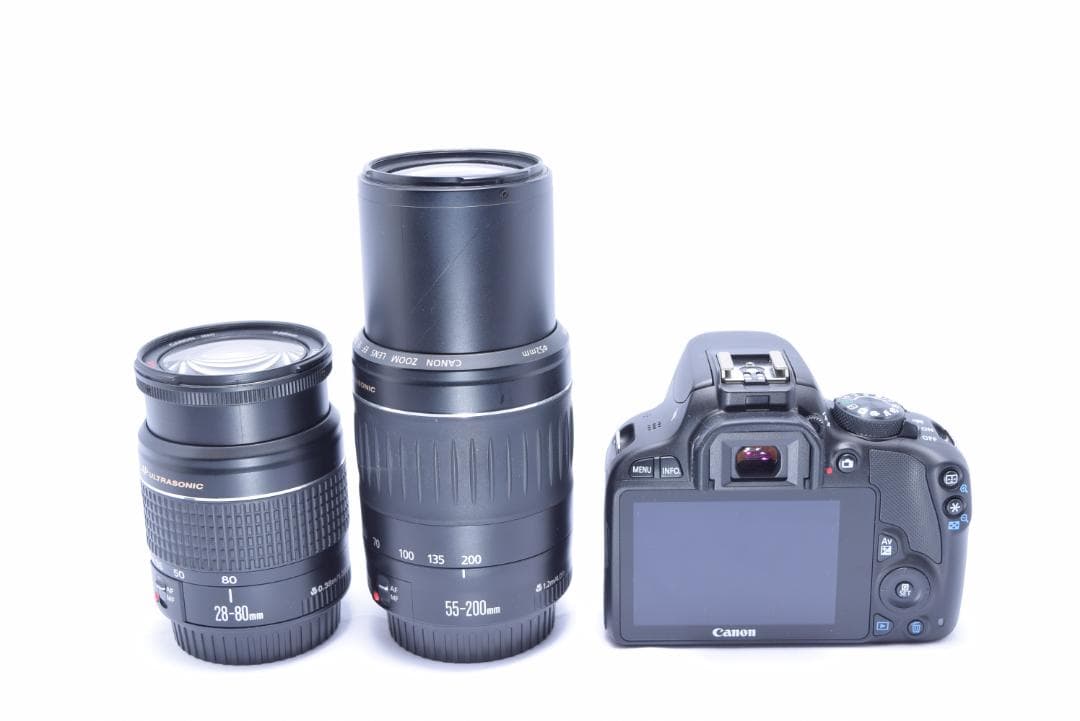 Canon EOS kiss X7 ダブルレンズキット美品　綺麗な1品✨