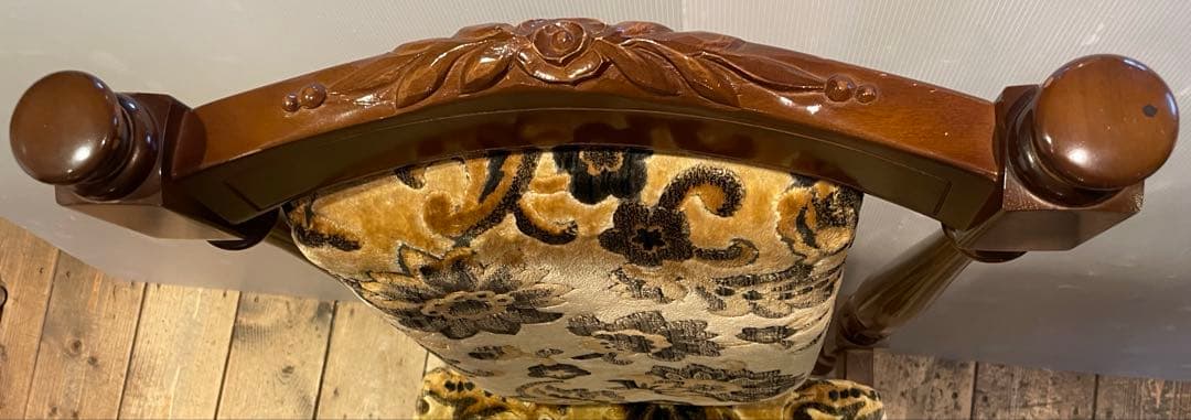 徳田家具 ロマネスク　デスクチェア　昭和レトロ　家具　イス　椅子　インテリア