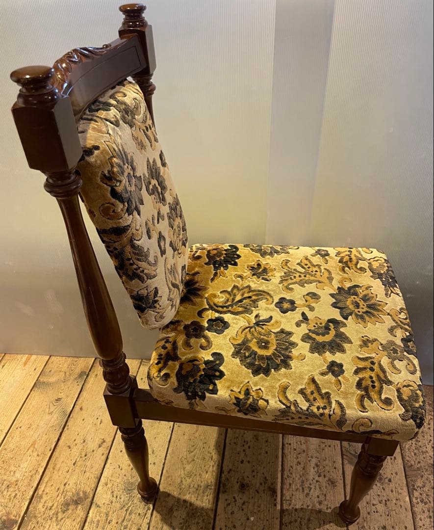 徳田家具 ロマネスク　デスクチェア　昭和レトロ　家具　イス　椅子　インテリア