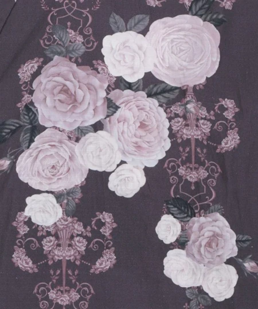 アクシーズファム　セパレート　axes femme 花柄 浴衣・帯セット グレー