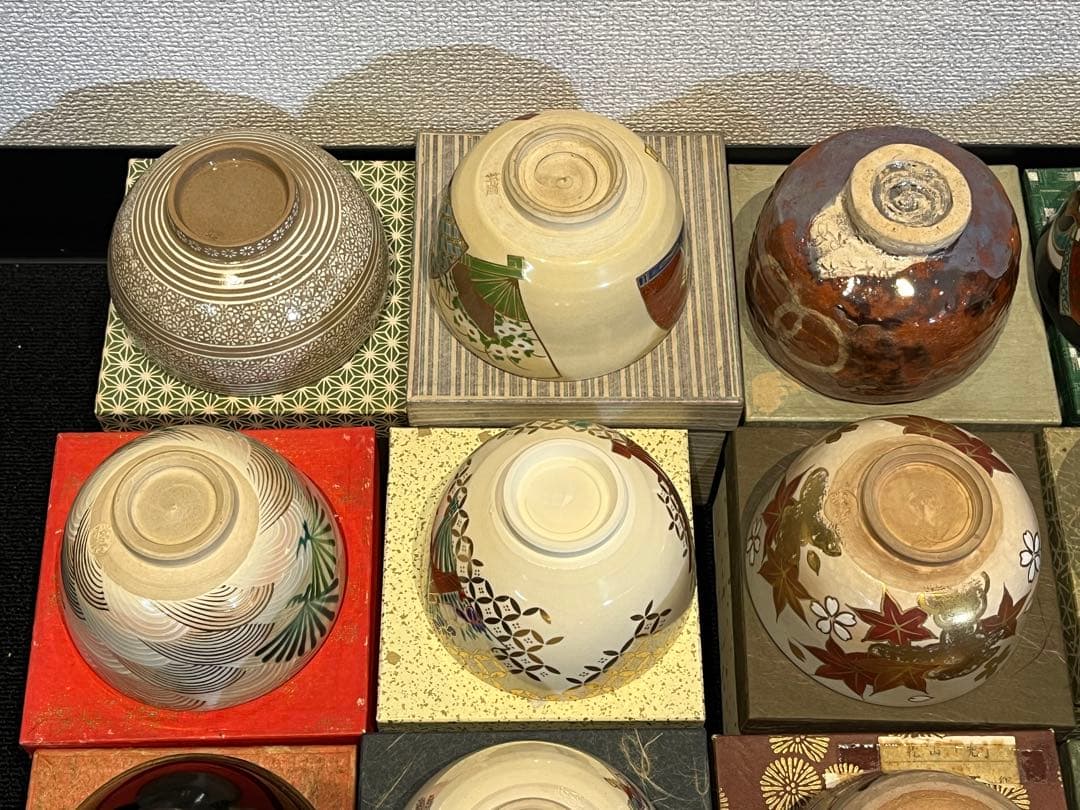 お*将様 茶碗 抹茶碗 まとめて 32点 箱付 茶道具 陶器 京焼 紫雲 英香