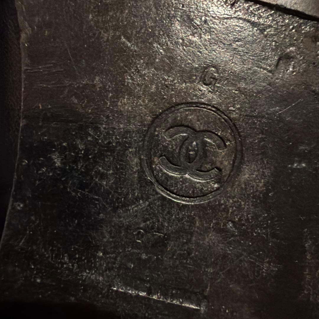 CHANEL ブラック ローファー　37 1/2