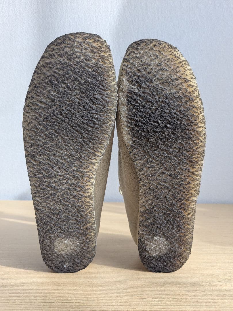 クラークス ワラビー 22cm ベージュ