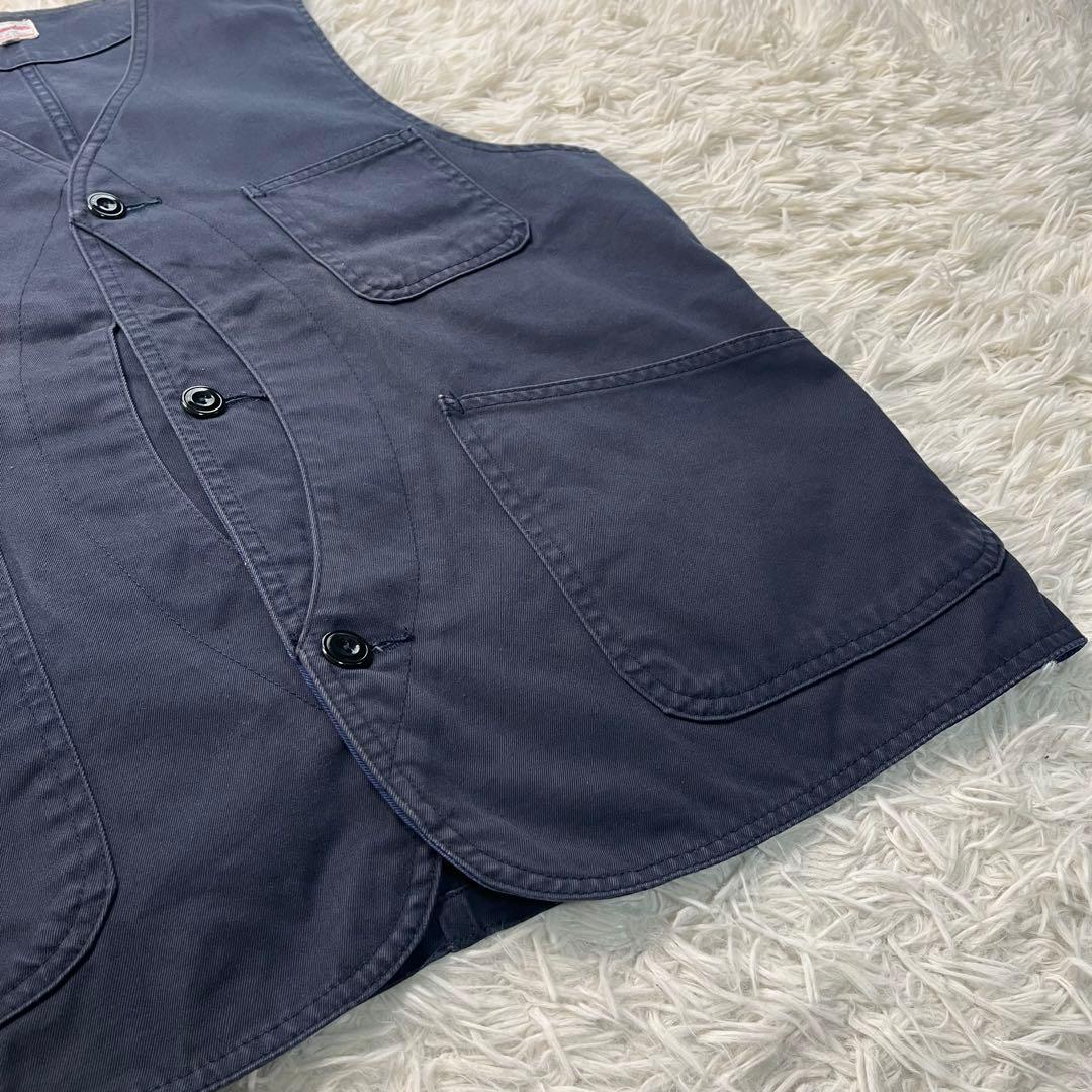 トップス MOMOTARO JEANS cotton hunting vest 42