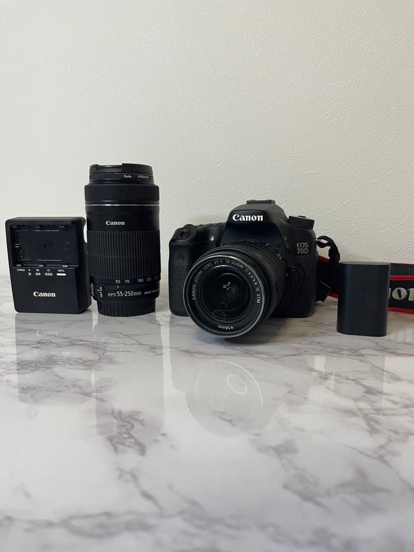 Canon EOS 70D レンズセット 美品 一眼レフカメラ