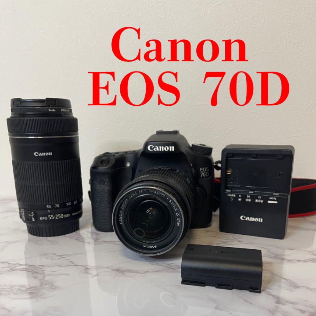 Canon EOS 70D レンズセット 美品 一眼レフカメラ