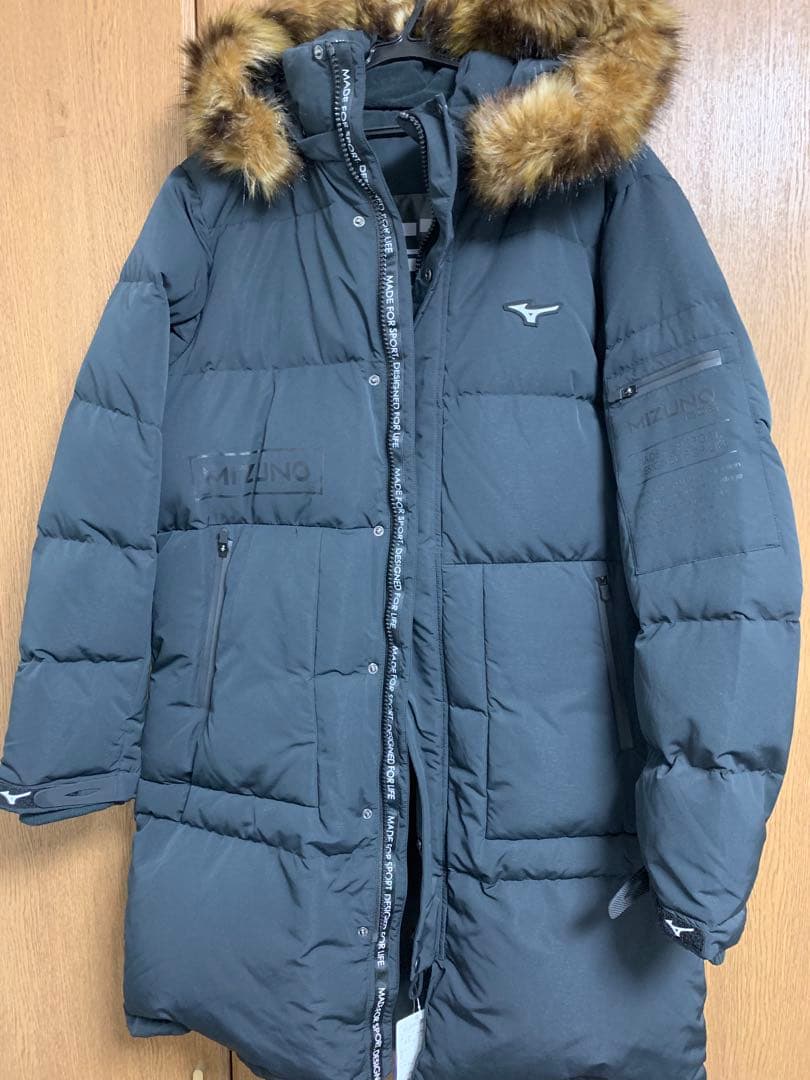 新品未使用☆Mizuno ベンチコート 取り外しファー付き　42900円