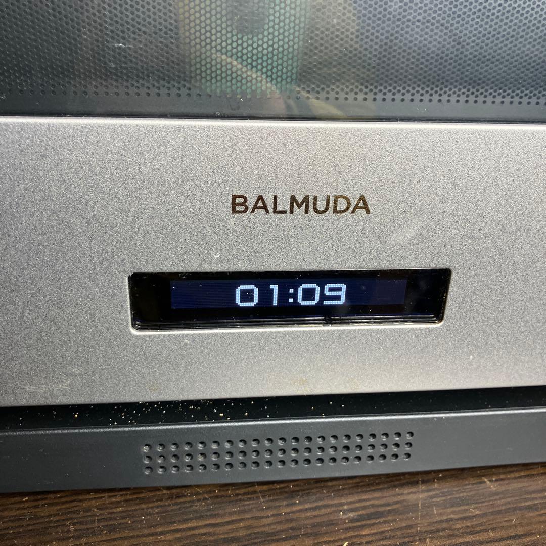 BALMUDA オーブンレンジ K04A-SU 動作確認済み 皿ガラスひび有