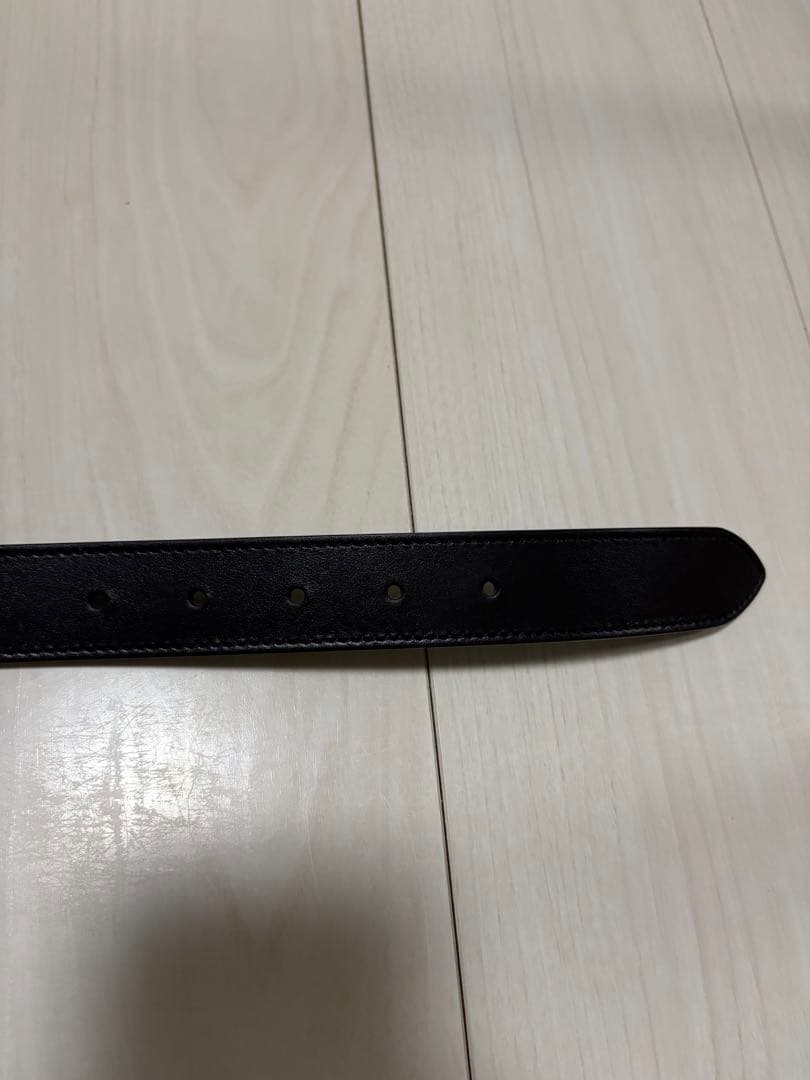 yuri1度のみ使用 GUCCI ダブルG ベルト ブラック 80cm
