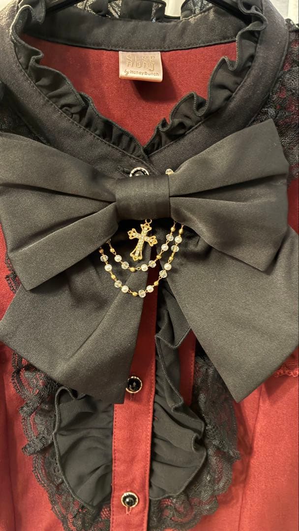 Secret Honey アクセサリーリボンレースフリルセットアップ