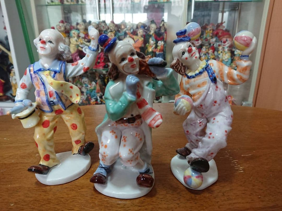 ピエロ 置物 9体セット