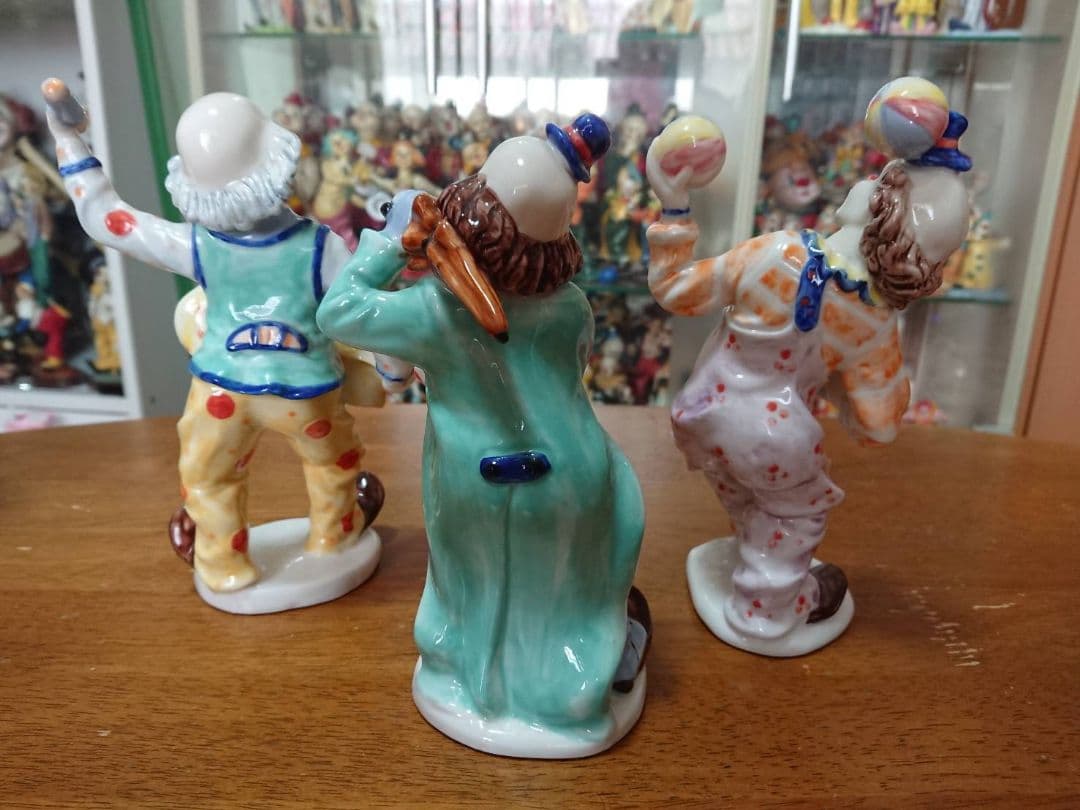 ピエロ 置物 9体セット